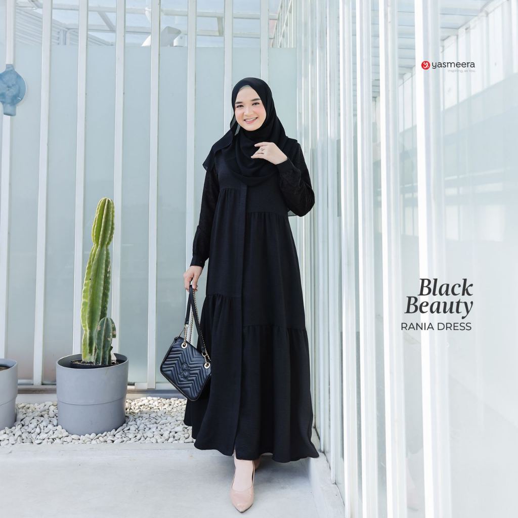 RANIA DRESS || Gamis Syari by Yasmeera