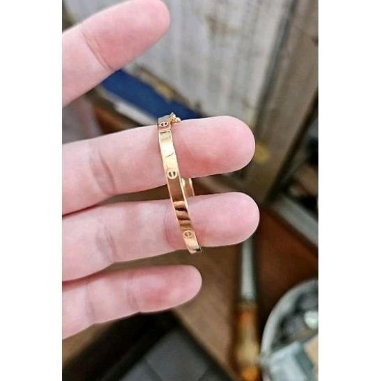 bangle gelang bayi anak perempuan laki newborn kado lahiran emas asli 375