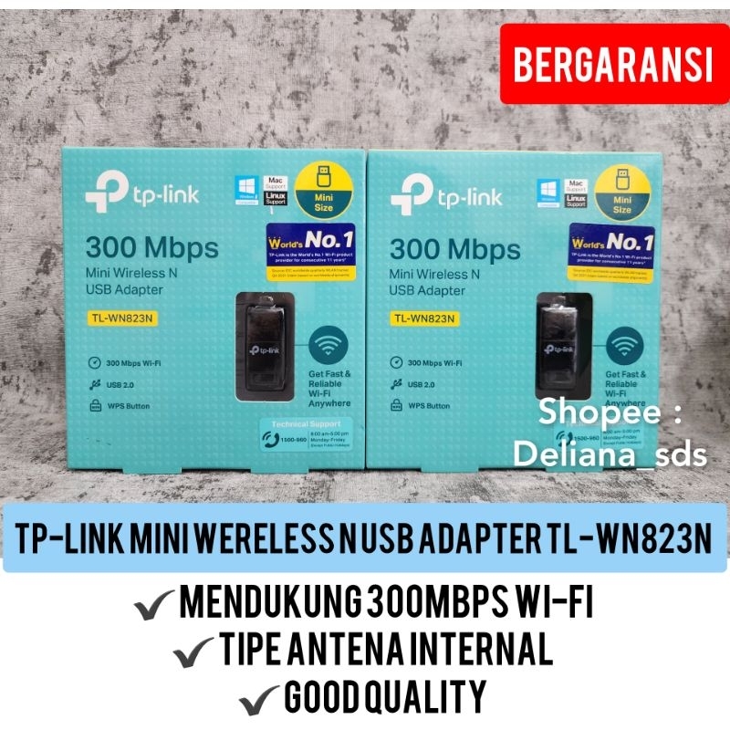 TP-Link Mini Wireless n Router Adapter TL-WN823N Bergaransi Tp Link Wireless N Router Adapter Adapte