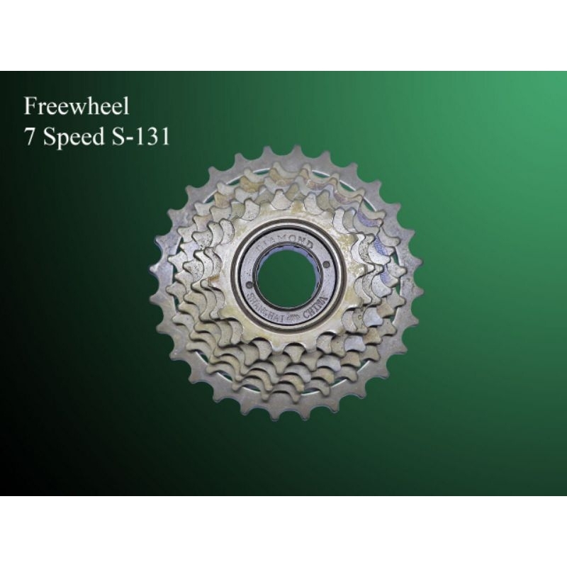 Sprocket gear sepeda 7 speed drat ulir diamond 28t