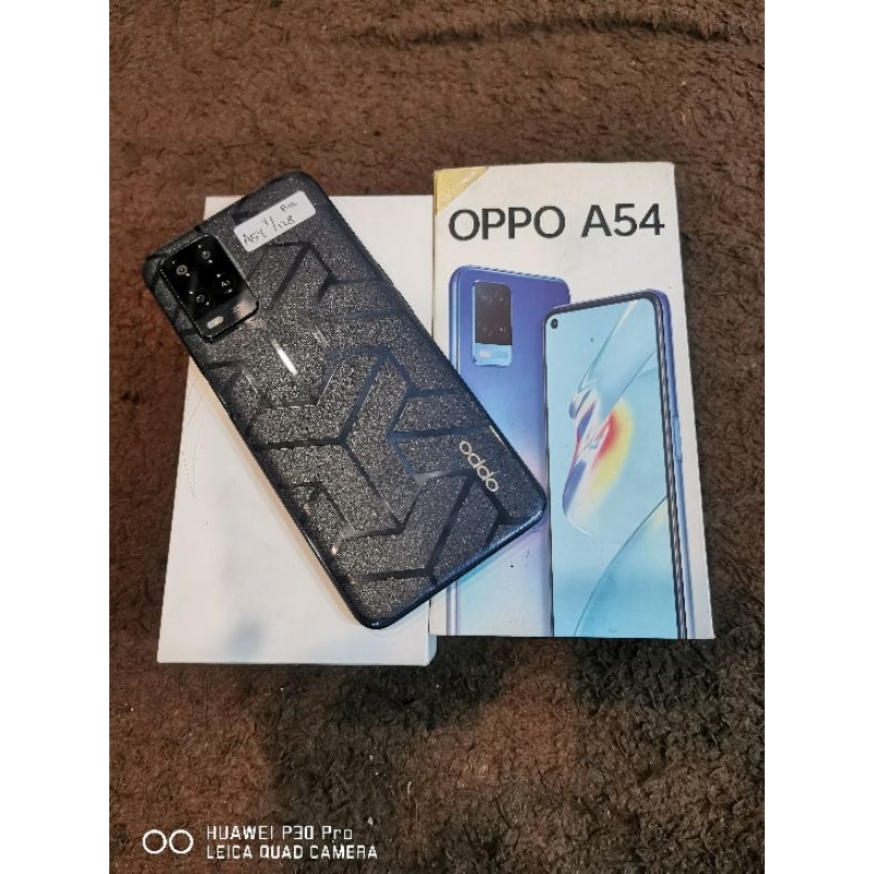 oppo A54 ram 4/128 second fulset ori segel garansi resmi.