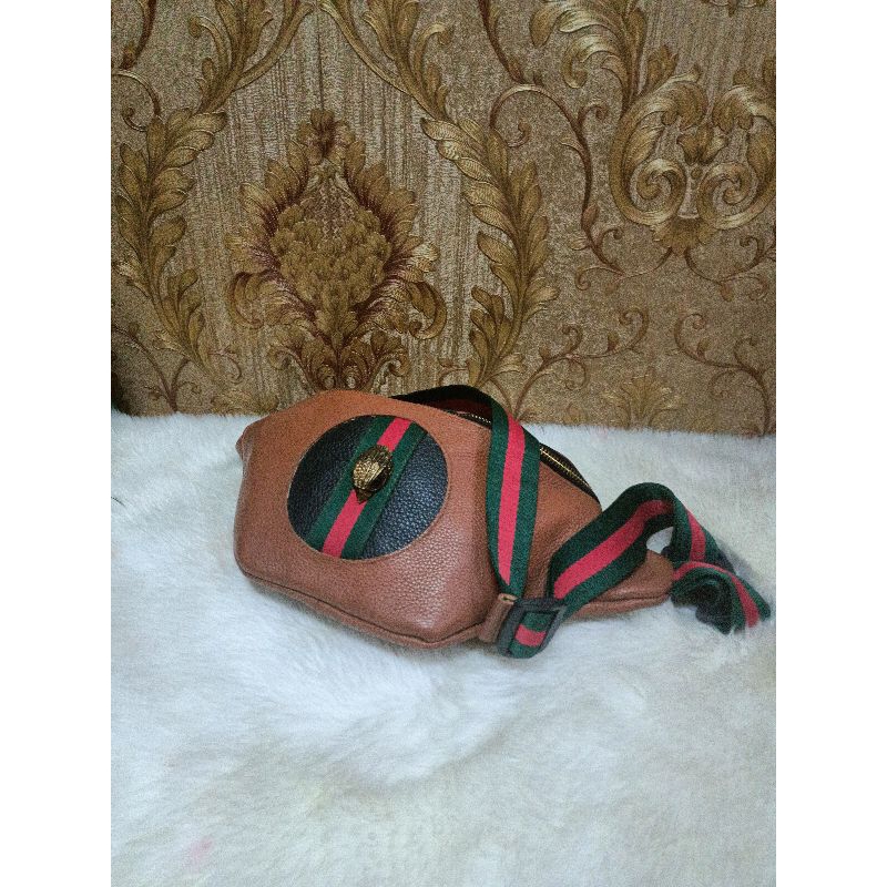 tas wb kulit logo elang gcci