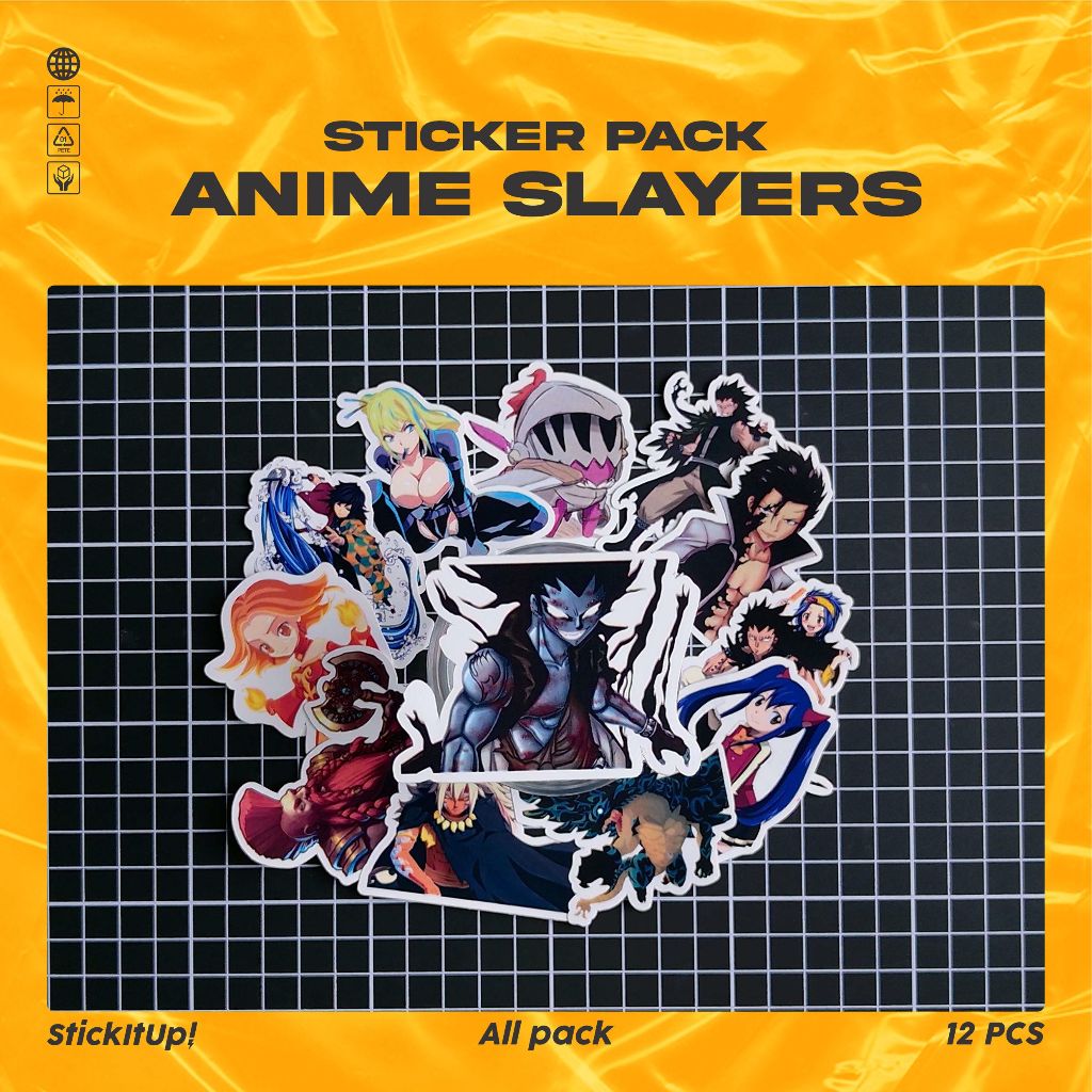 

COD✨ StickItUp Stiker Pack Anime Slayers Lucu Colorfull Keren Untuk Koper Laptop Skateboard