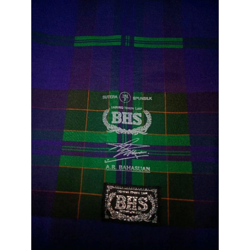 sarung bhs KRJ full sutra spunsilk silver second seken