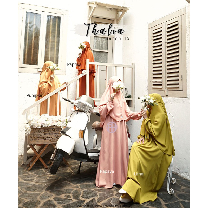 GAMIS THALIA BY PELANGI HIJAB ORIGINAL