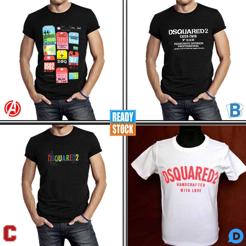 Kaos Dsquared2 Tshirt 100% Cotton