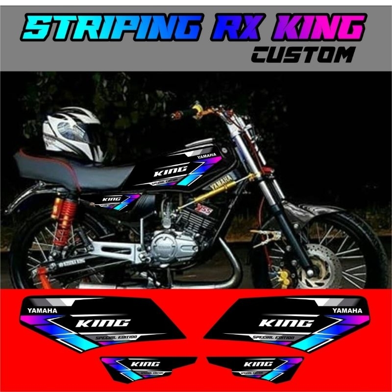 STRIPING STICKER LIS YAMAHA RX-KING CUSTOM
