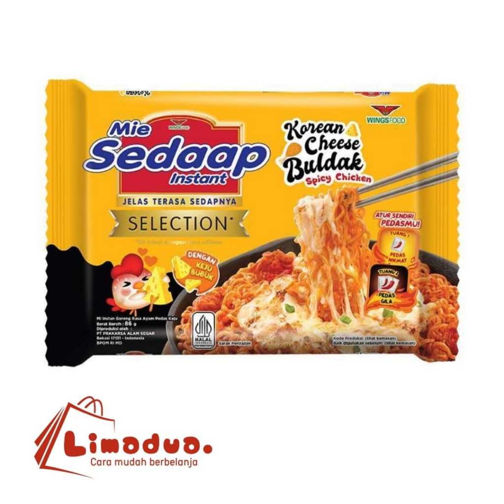 

MIE SEDAAP SEDAP KOREAN CHEESE BULDAK
