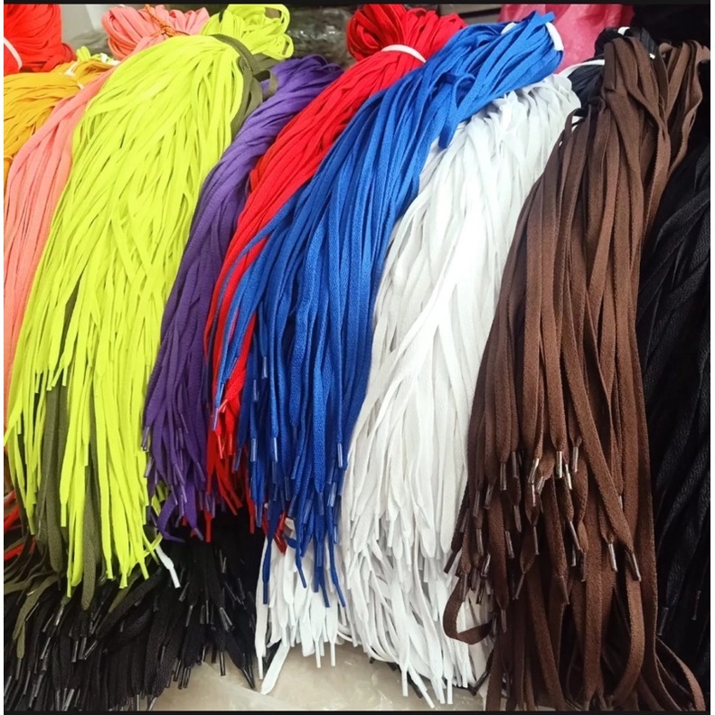 Tali sepatu model gepeng Bulat tali sepatu gepeng tali sepatu olah raga Olahraga tali sepatu pria da