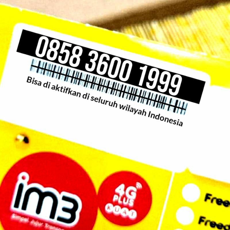 Nomor cantik Indosat 1999