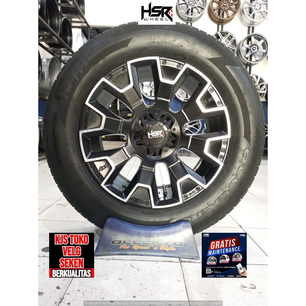 MENJUAL VELG RACING SECOND TERMURAH BERKUALITAS BUAT MOBIL PAJERO PAJERO SPORT FORTUNER HYUNDAI H1 H