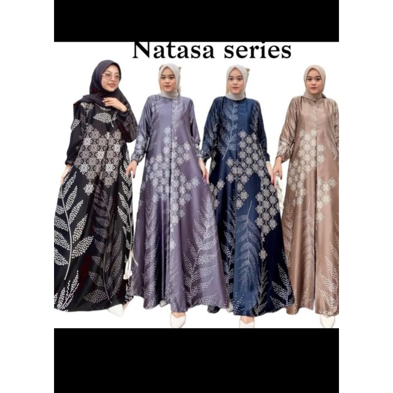 GAMIS HYGET NATASYA SERIES PREMIUM LENGAN KERUT COD BEST SELLER