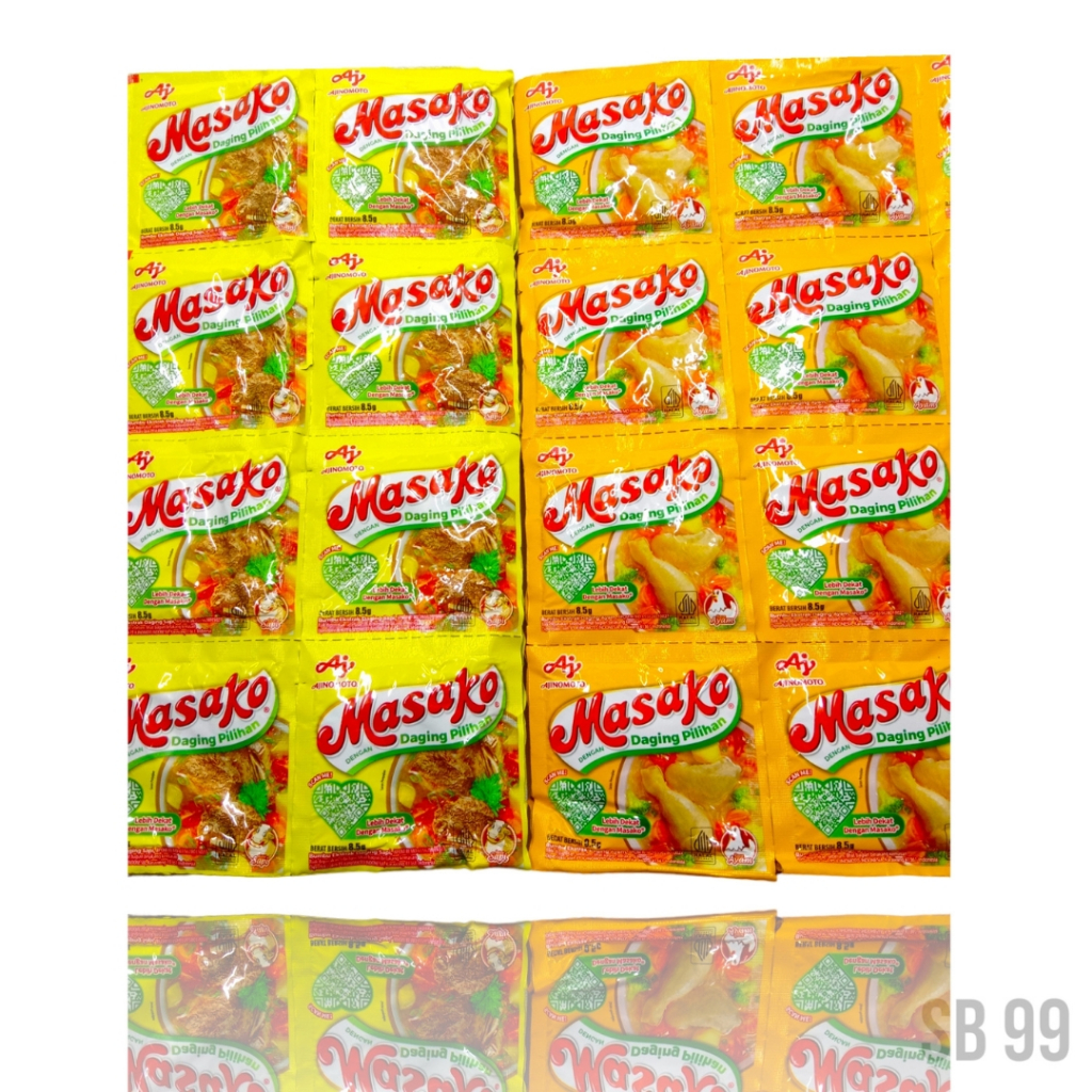 

MASAKO Ayam/Sapi BUMBU PENYEDAP renteng 12pcs