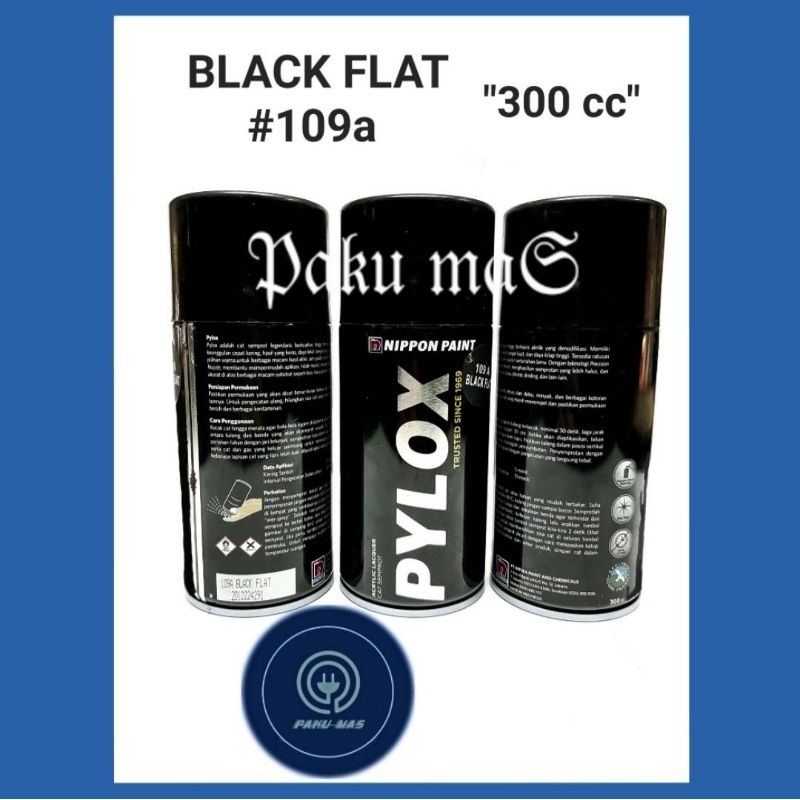 pylox nippon paint Black Flat pylox warna hitam dop