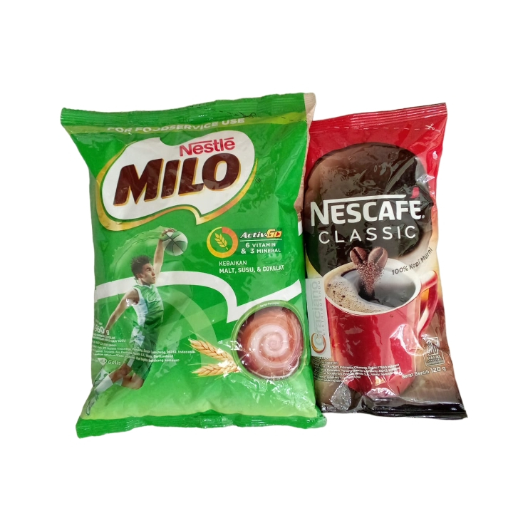 

Milo Complete Mix Profesional 960gr + Nescafe Calssic 120gr