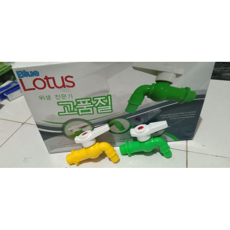 keran air lotus kran air blue lotus/kran plastik lotus