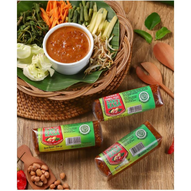 

BUMBU PECEL SARI RASA KEMASAN PANJANG / SAMBAL PECEL SARI RASA