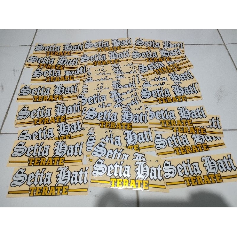 Stiker cutting SH Terate