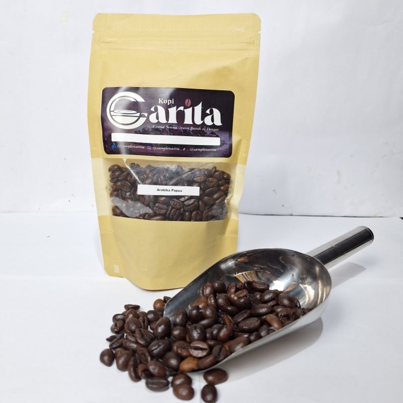 

Biji kopi asli segar