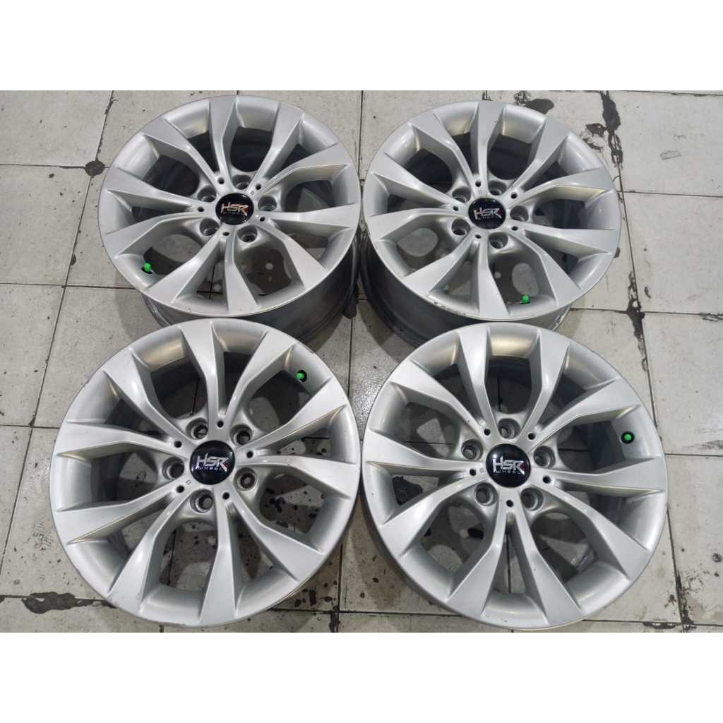 Velg Original Mobil Bekas STD BMW R17 Hole 5X120 SILVER Cocok Mobil BMW