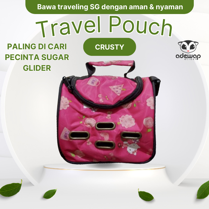 ADEWAP GLIDER Travel Pouch Crusty Sugar Glider Tupai