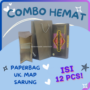 

Paperbag Map Sarung Hitam Polos Ukuran 20x10x30 cm Isi 12 Pcs / Paper Bag Polos / Tas Kertas / Tas Souvenir / Tas Snack / Tas Kado / Hand Bag