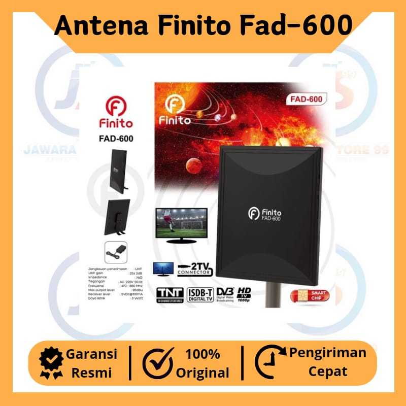 Antena Digital Indoor Outdoor Finito FAD 600
