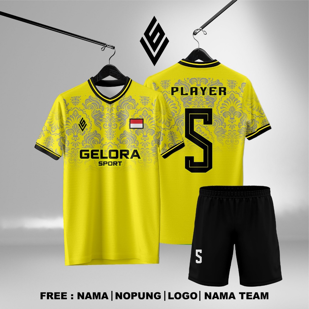 jersey futsal full printing jersey bola printing jersey kerah bisa cod