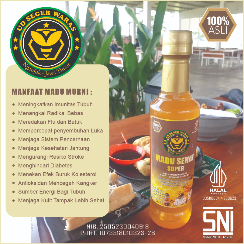 

MADU SEHAT SUPER MURNI ASLI 100% NECTAR BUNGA