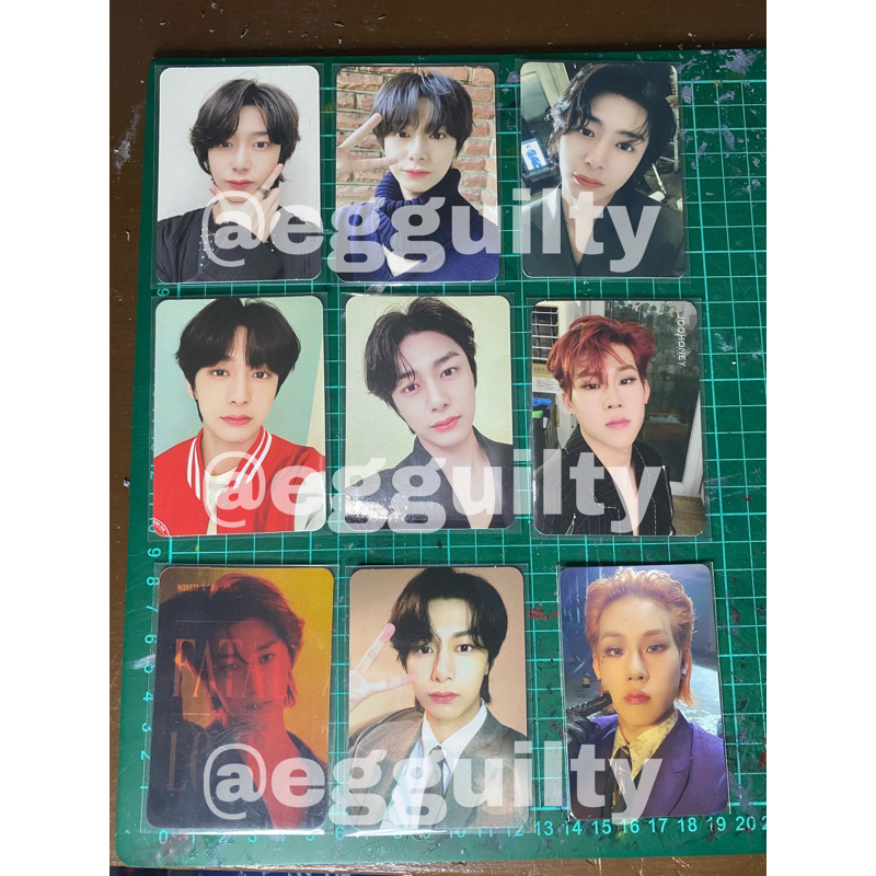 PHOTOCARD MONSTA X HYUNGWON JOOHEON HW JH FOLLOW VER 1 2 3 4 KIHNO FATAL LOVE LENTICULAR POB WEB KTO