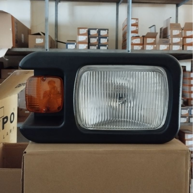 SET WORK LAMP WHEEL LOADER - LAMPU KERJA WHEEL LOADER/LAMPU DEPAN WHEEL LOADER/ALAT BERAT/EXCAVATOR 