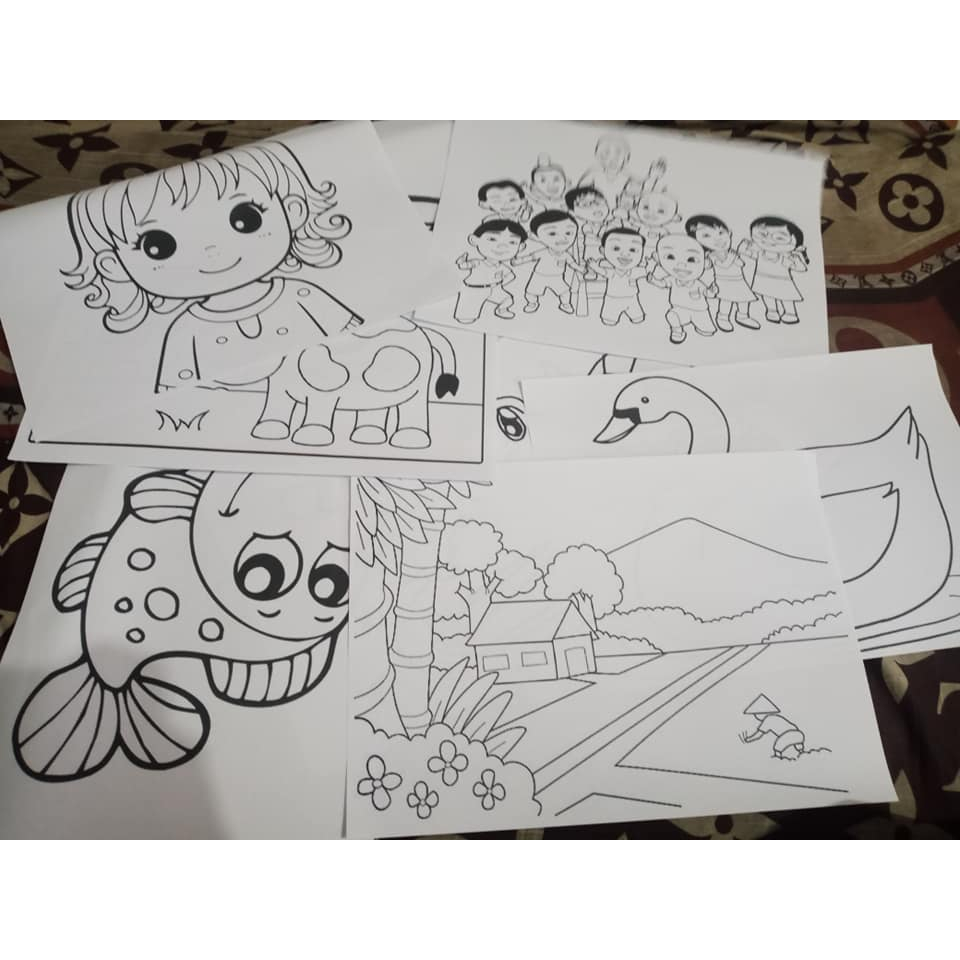 

Kertas Menggambar Mewarnai Anak-Anak