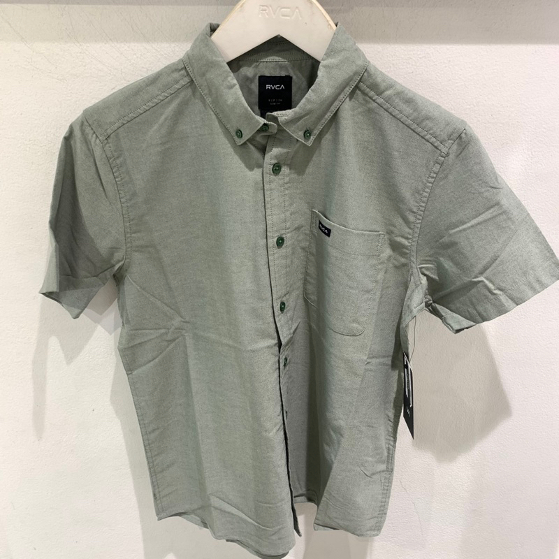 KEMEJA PRIA RVCA ORIGINAL TRAILL DO STRECH
