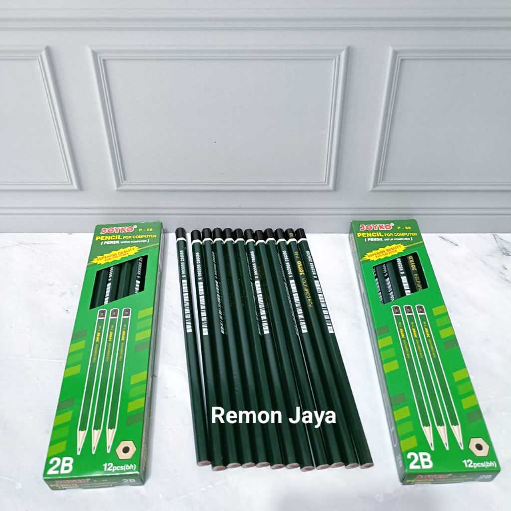 

Pensil 2B Joyko P-88 Hijau (12 Pcs)