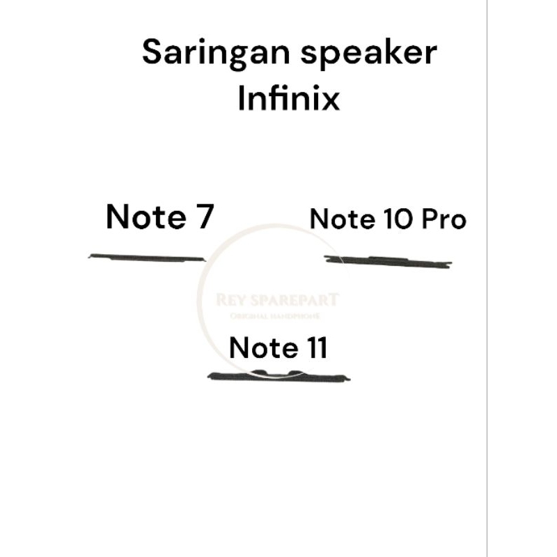 Saringan Speaker Lcd Infinix Note 7 / Note 10 Pro / Note 11 Saringan