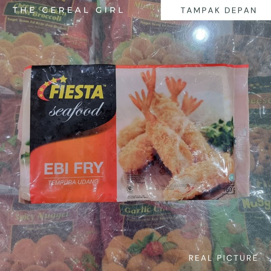 

[KONDISI BARU - 100% ORIGINAL] FIESTA Seafood Ebi Fry - Tempura Udang 160gr