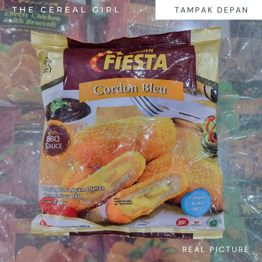 

[KONDISI BARU - 100% ORIGINAL] GOLDEN FIESTA Cordon Bleu with BBQ Sauce 500gr