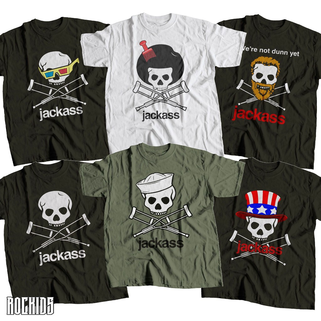 rockids - jackass - tshirt - kaos dewasa dan anak - kaos jackass - jackass kaos - jackass tees - jac