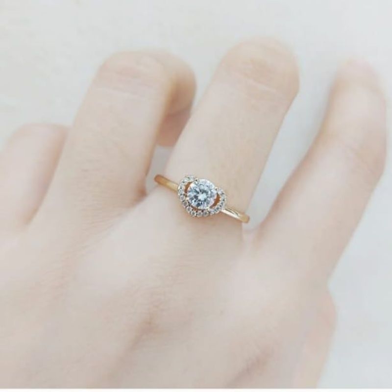 cincin diamond permata love