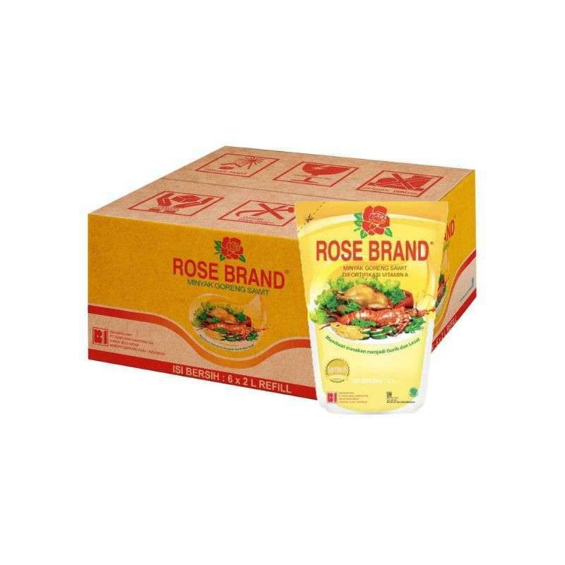 

Promo Minyak Goreng Rose Brand 2L 1 Dus isi 6 punch