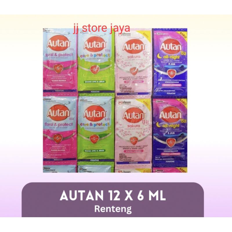 autan saset sachet renteng 12x6 ml