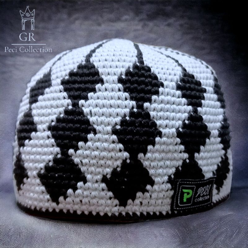 EKSKLUSIF PECI KOPIAH RAJUT TEBAL LENTERA PECI RAJUT PREMIUM TERLARIS