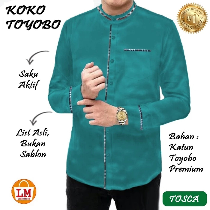 BOSQ 2 - KOKO KEMEJA BAJU KURTA BAPAK BAPAK S M L XL XXL 3XL JUMBO KATUN TOYOBO PREMIUM PRIA LAKI LA