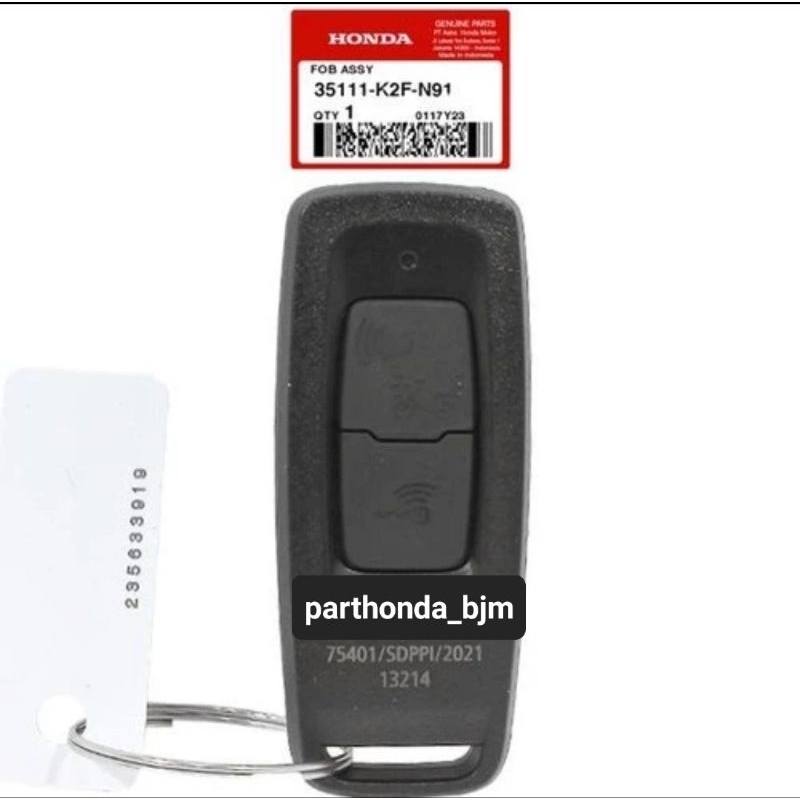 35111-K2F-N91 Fob Assy SCOOPY 2023 REMOT SCOOPY 2023 REMOT SCOOPY PESTIGE 35111K2FN91