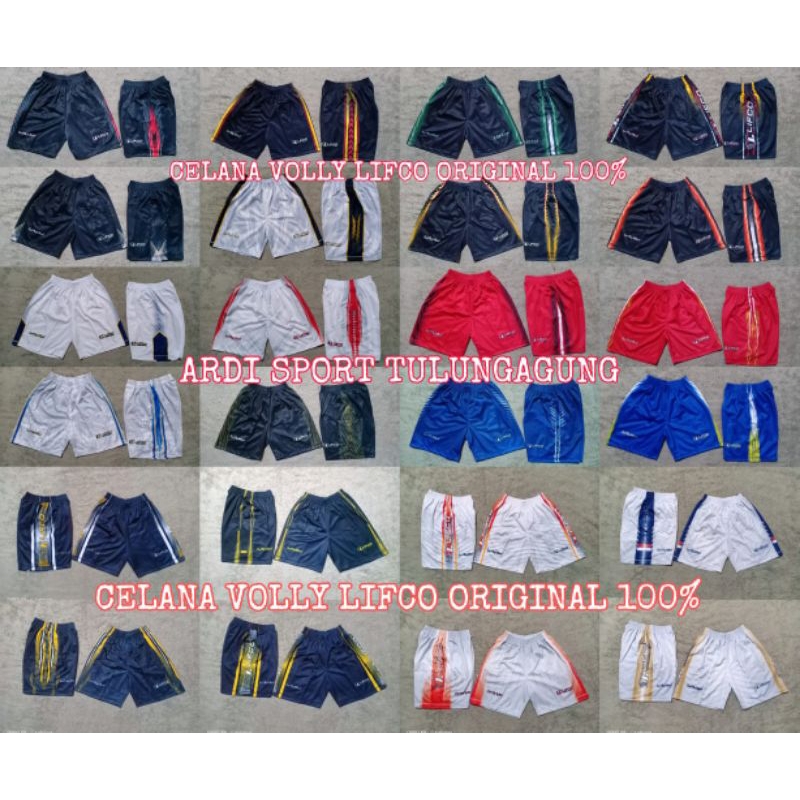 Celana volly LIFCO original S M L XL, Celana LIFCO 100% original