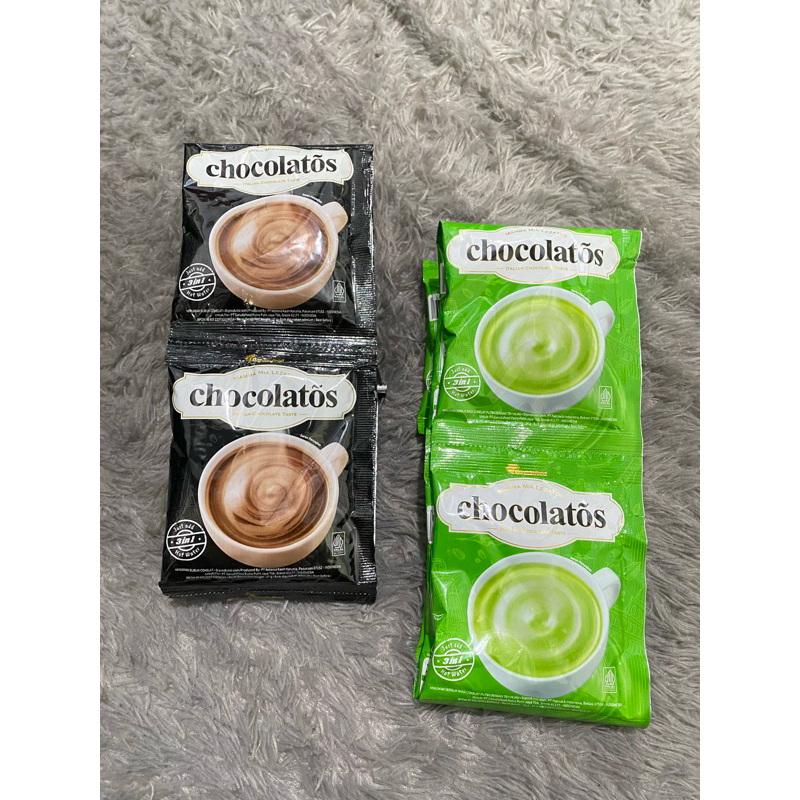 

chocolatos minuman serbuk coklat dan matcha renteng isi 10pcs