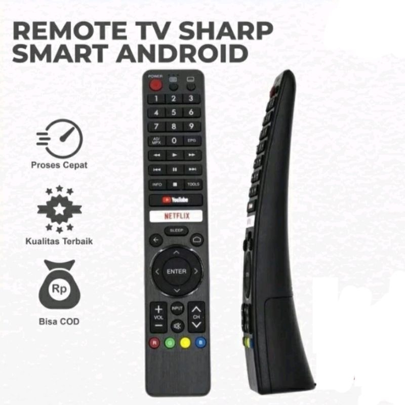 REMOT SMART TV LED SHARP ANDROID