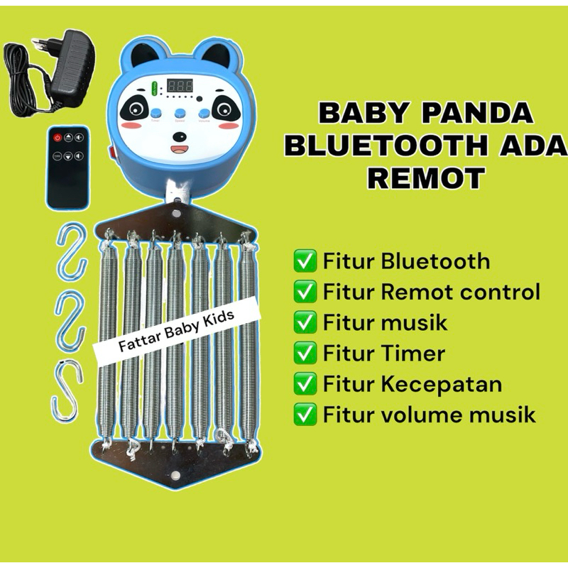 Ayunan bayi listrik otomatis ada musik dan bluetooth