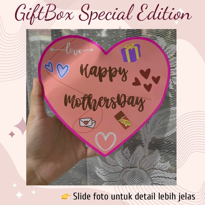 

GIFTBOX LOVE SILVERQUEEN SPECIAL EDISI MOTHERSDAY / HARI IBU // cokelat silverqueen dairymilk