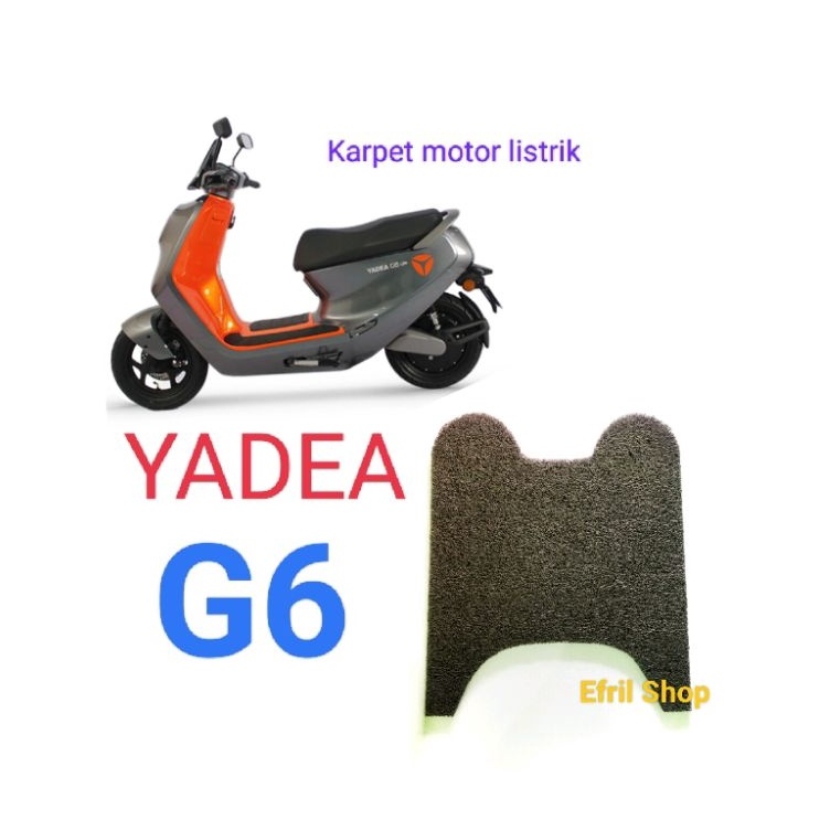 Karpet sepeda motor listrik Yadea G6 g Premium